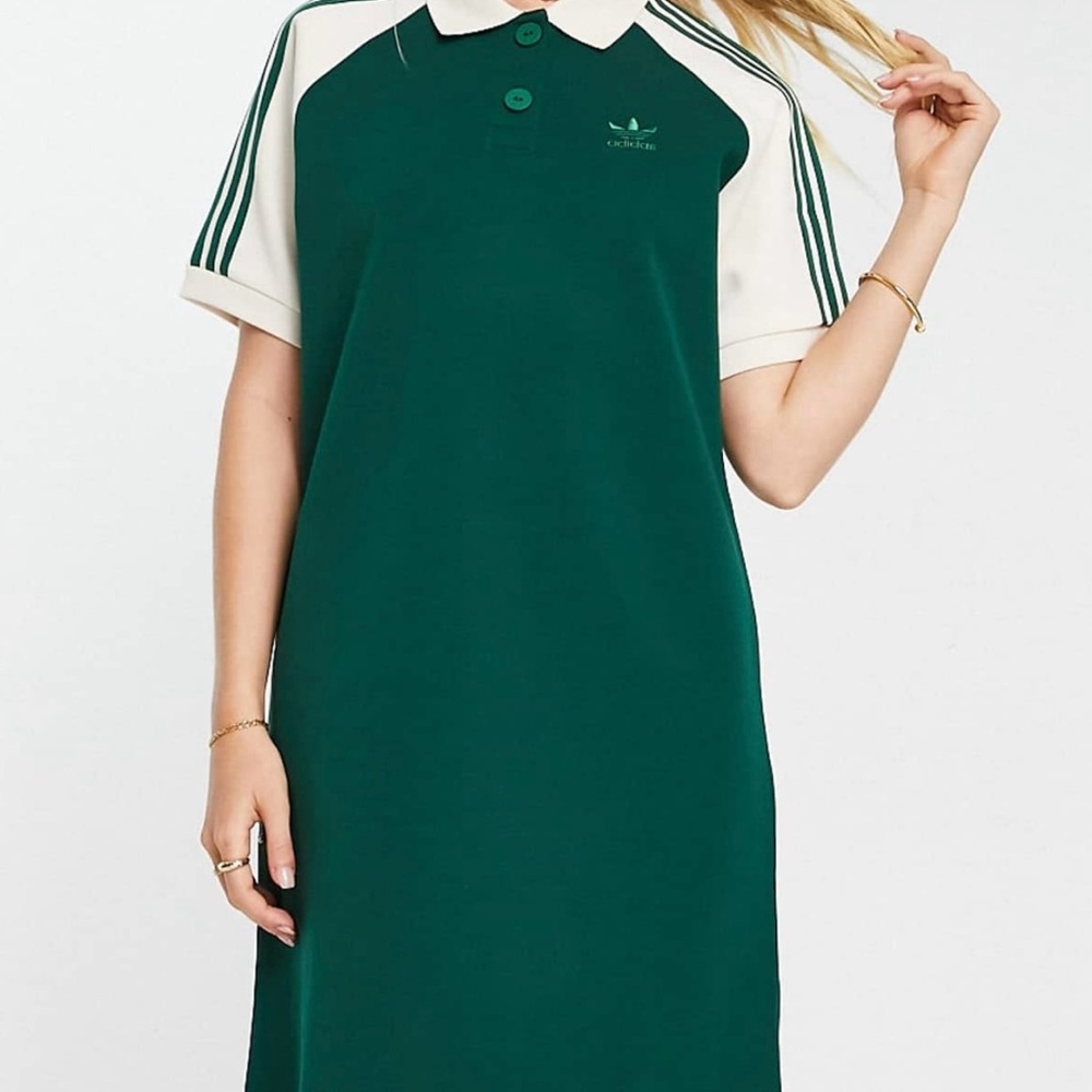 Adidas Green Polo Dress